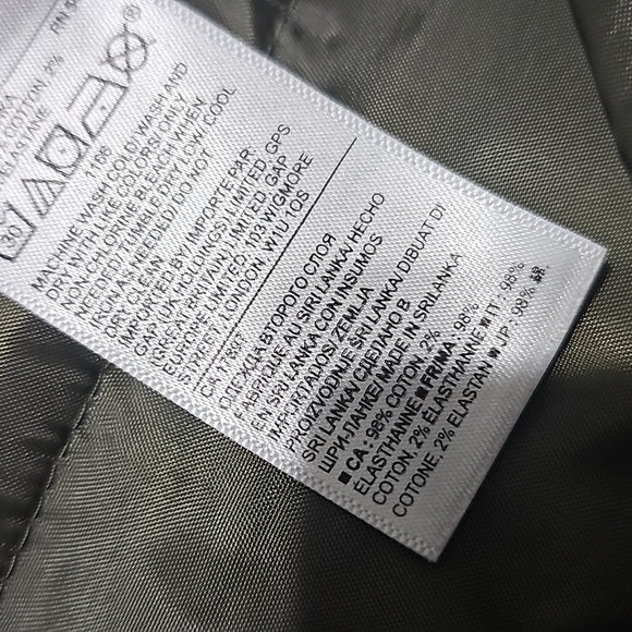 Banana Republic Avery Green Waist Tie Cuffed‎ Pants Size 8 NWT - Picture 6 of 8